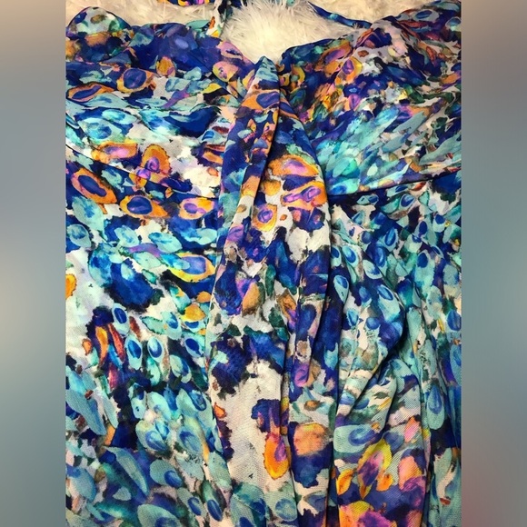 Vibrant Multicolor Strapless tankini - Picture 12 of 15